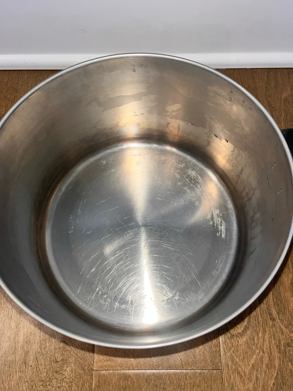 Vintage Revere Ware: 6 Quart Copper Bottom Pot W/ Lid: Clinton ILL. USA 97K